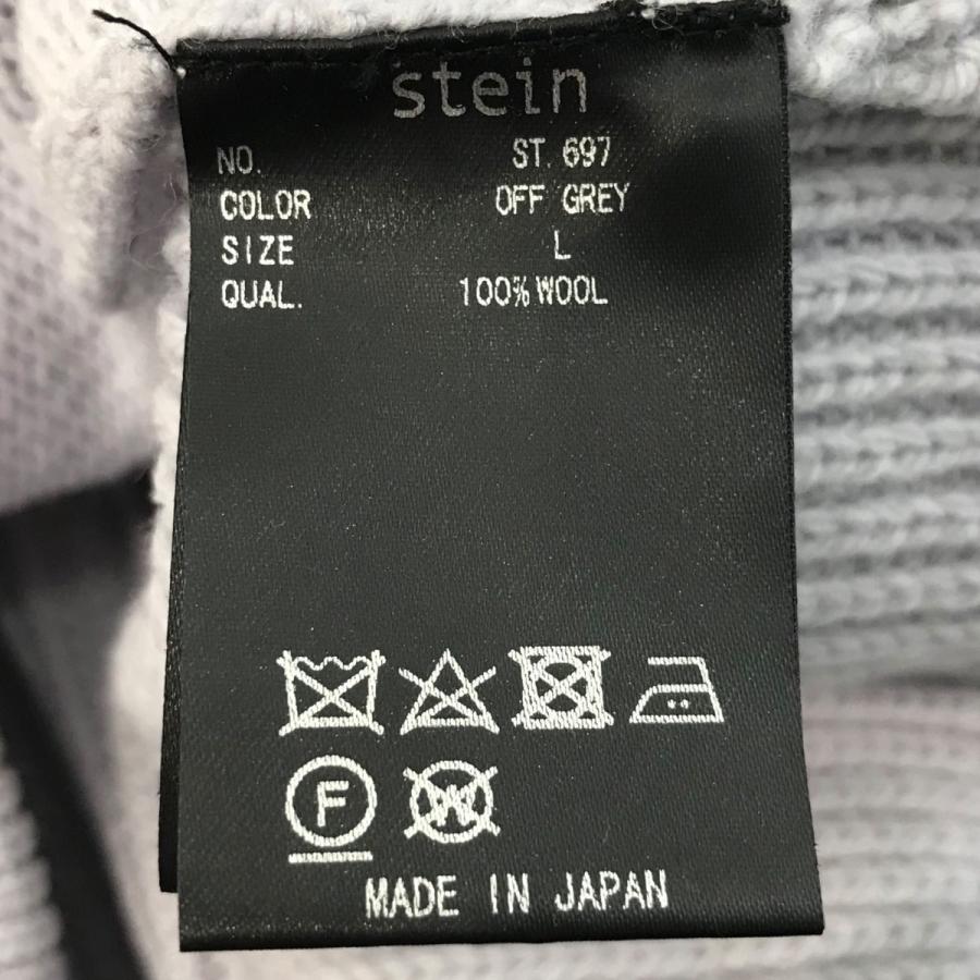最終値下げstein(シュタイン)DS KNIT ZIP VEST stein | シュタイン OVERSIZED DRIVERS KNIT ZIP VEST(BLACK