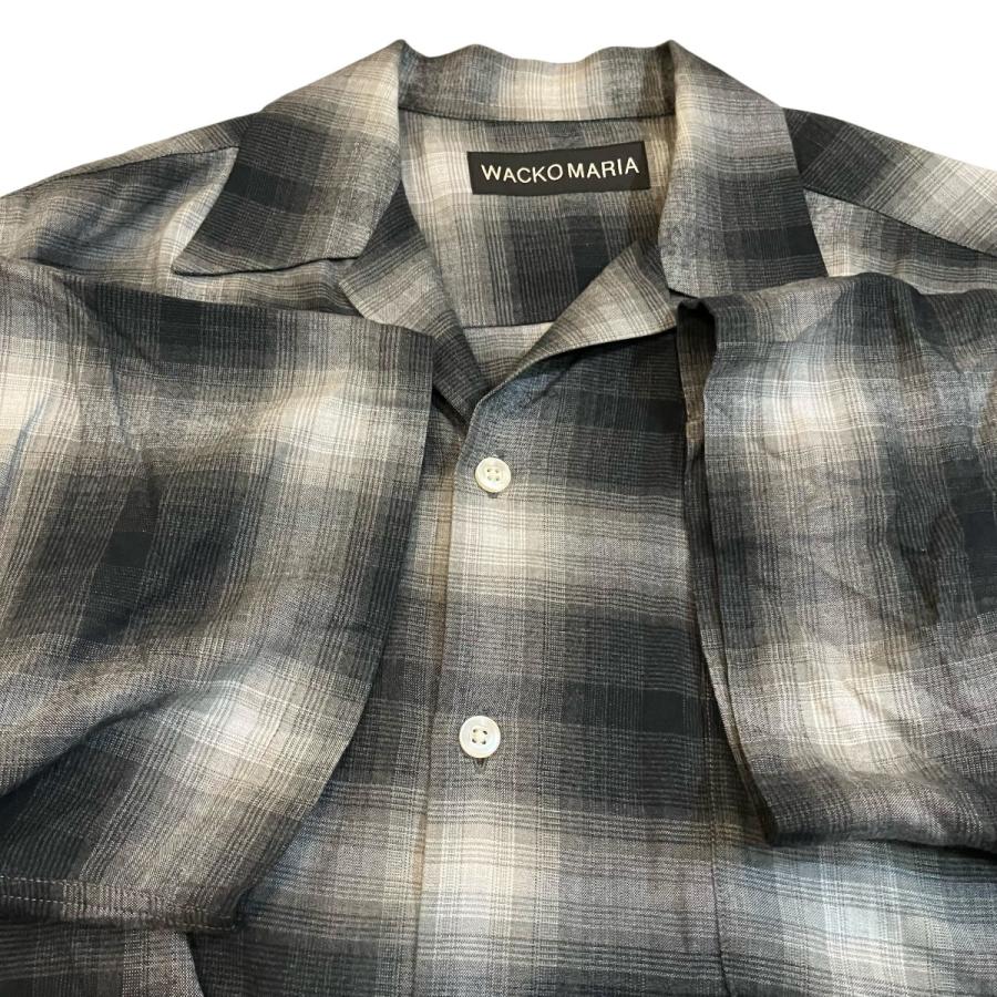 WACKO MARIA（ワコマリア） WACKO MARIA OMBRE CHECK OPEN COLLAR