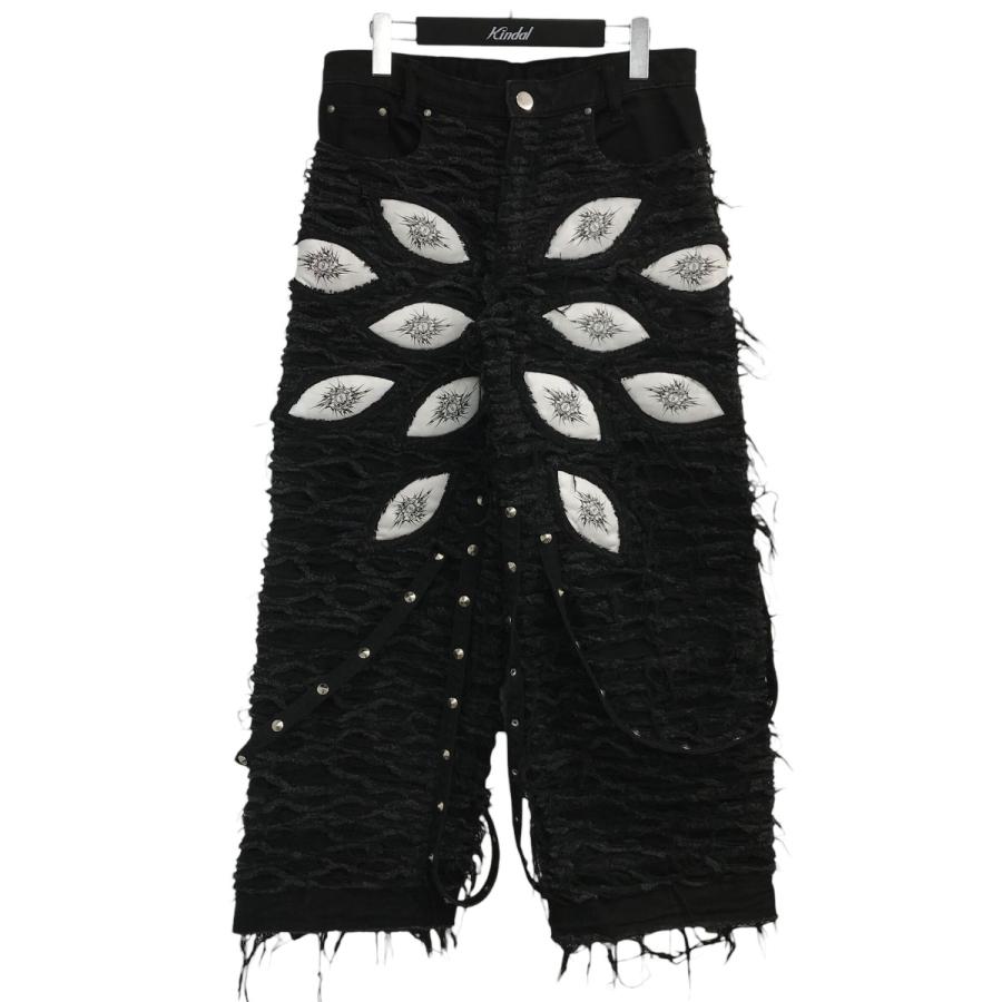 値下げ】UNIZ 「BLACK MONSTER PANTS」 ダメージ加工モンスターデニム