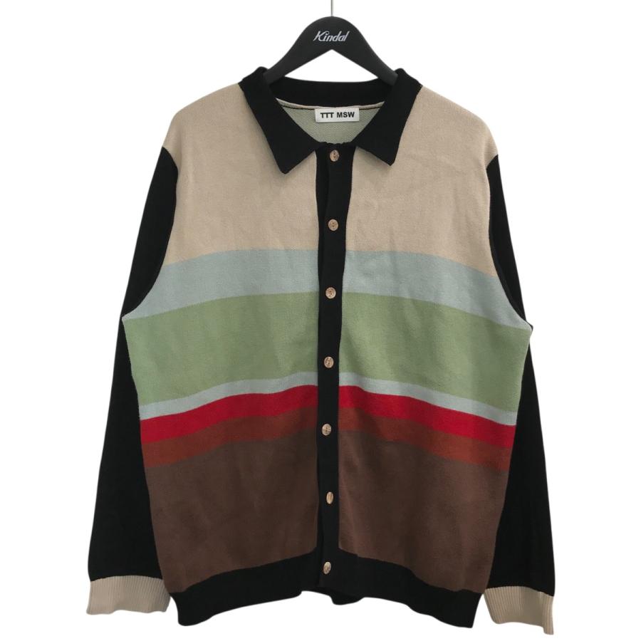 ティーモダンストリートウエア TTT MSW 22AW 「Border Knit Cardigan