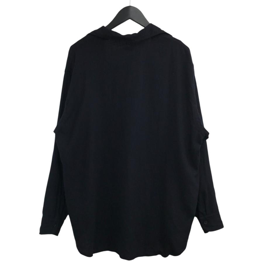 COMOLI（コモリ） 【値下げ】COMOLI ウールビエラ スキッパーシャツ