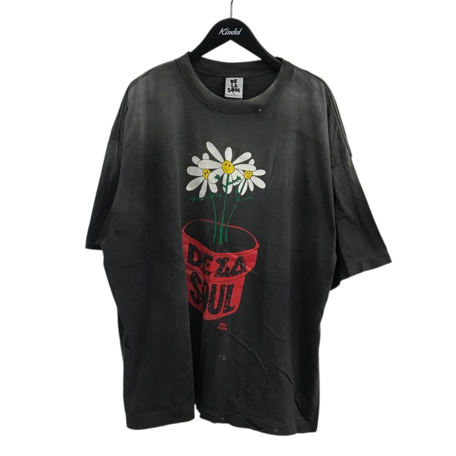 値下げ】SAINT MICHAEL 25AW 「SS TEE DE LA SOUL」 ヴィンテージ加工T