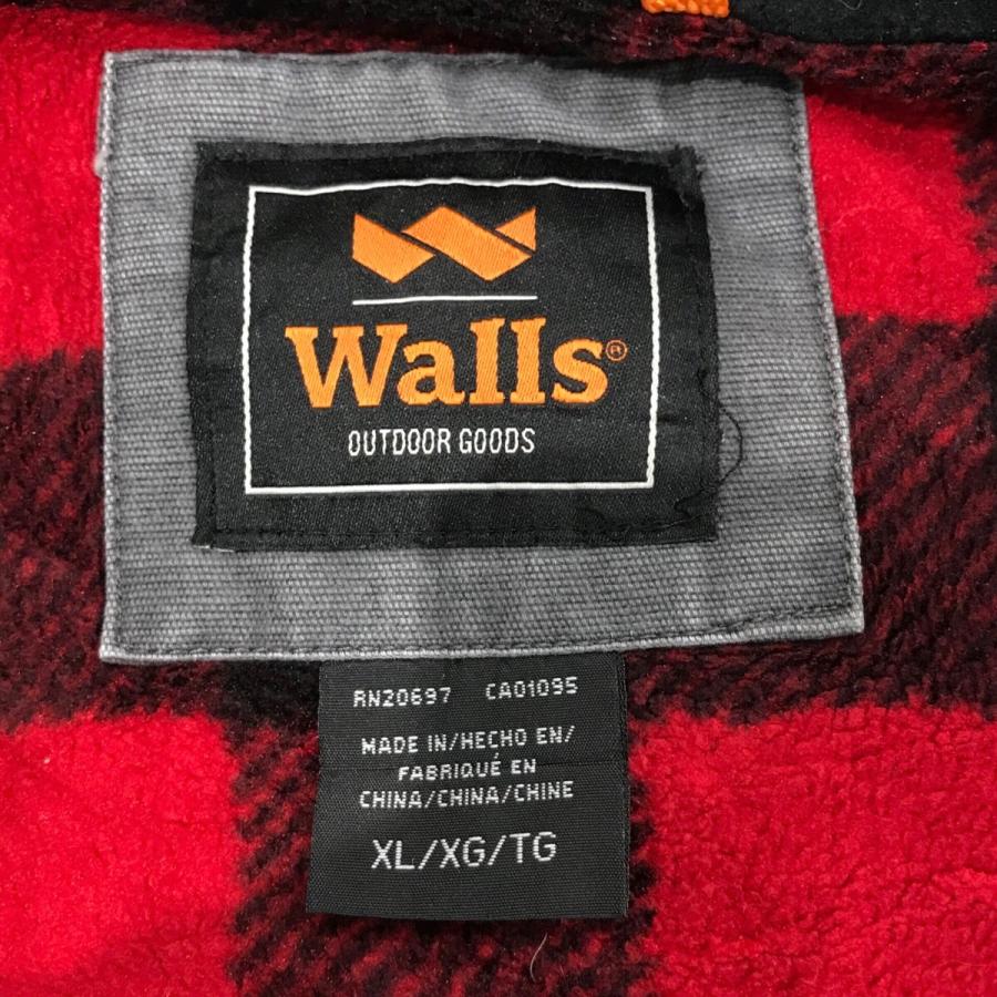 Walls ウォールズ　ダックジャケット　ワークジャケット　XL ブラック Walls（ウォールズ） 【値下げ】Walls ダックジャケット グレー サイズ