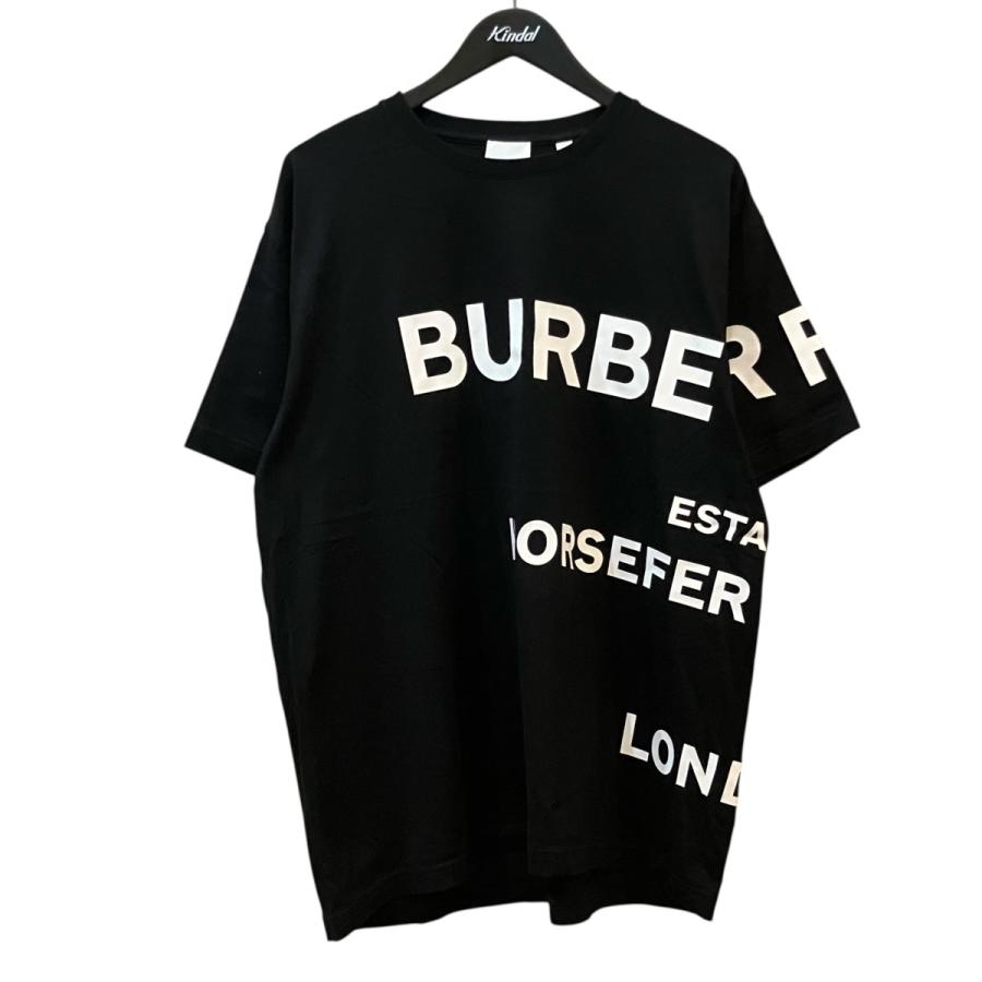 BURBERRY（バーバリー） ホースフェリープリントTシャツ ブラック 
