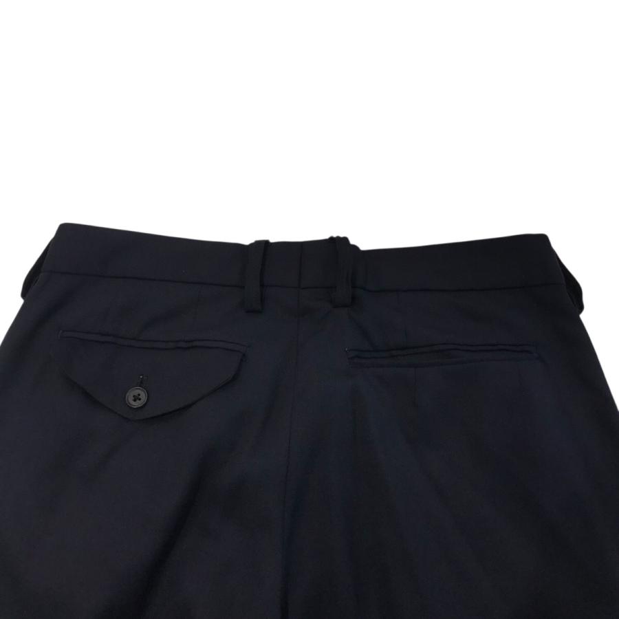 kolor ポリエステルテーパードパンツ　ネイビー サイズ1 Color（カラー） 【値下げ】kolor 23AW タックワイドテーパードパンツ