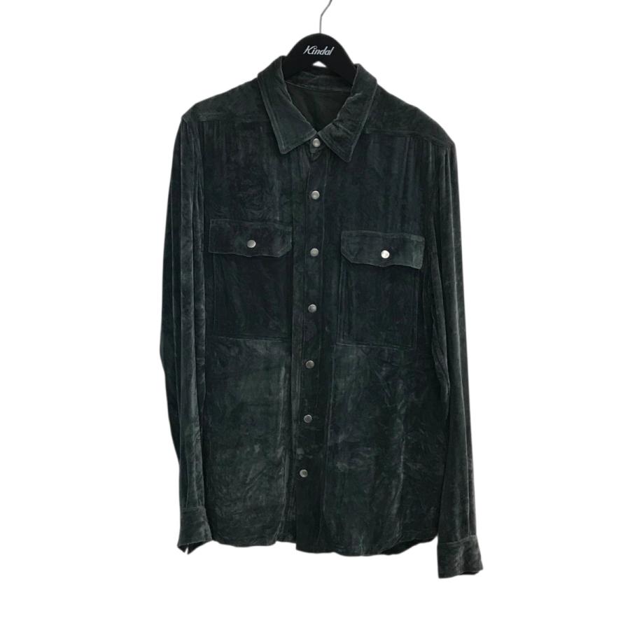 Rick Owens（リック・オウエンス） 「OUTER SHIRT」 ベロアアウター