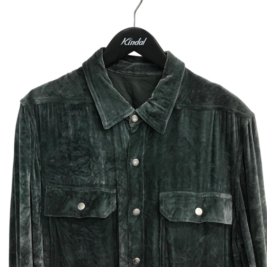 rick owens julius artefact ベロア シャツ rick owens julius artefact ベロア シャツ rick owens julius