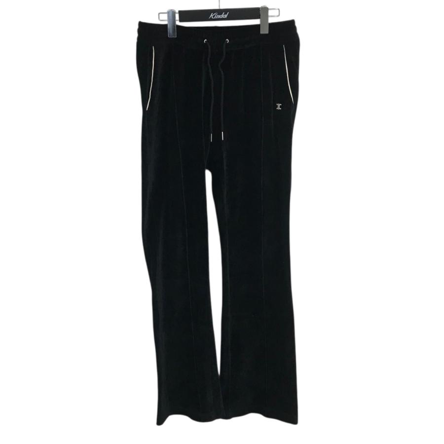 CELINE（セリーヌ） ベロアトラックパンツ 2Z020679I ブラック サイズ