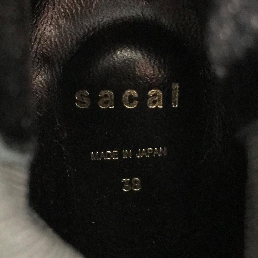 【値下げ】sacai ウェッジソールブーツ ブラック サイズ：38 (EC)_7