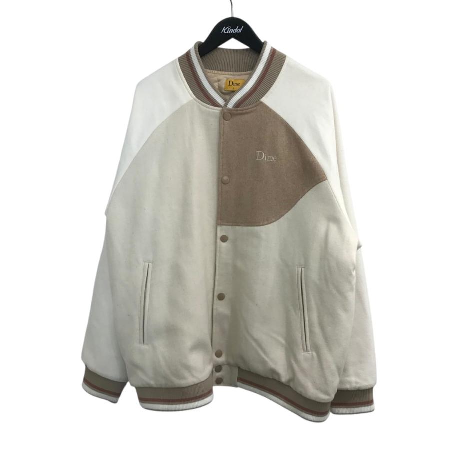 【Dime】ダイム ウールジャケット スタジャン 美品 サイズS 短丈 ワイド Dime（ダイム） 「Letterman Wool Jacket」 ウールスタジャン