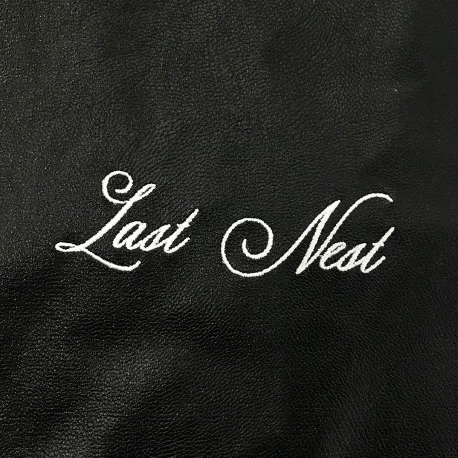 値下げ】LAST NEST フェイクレザーシャツ ブラック サイズ：L (渋谷店 