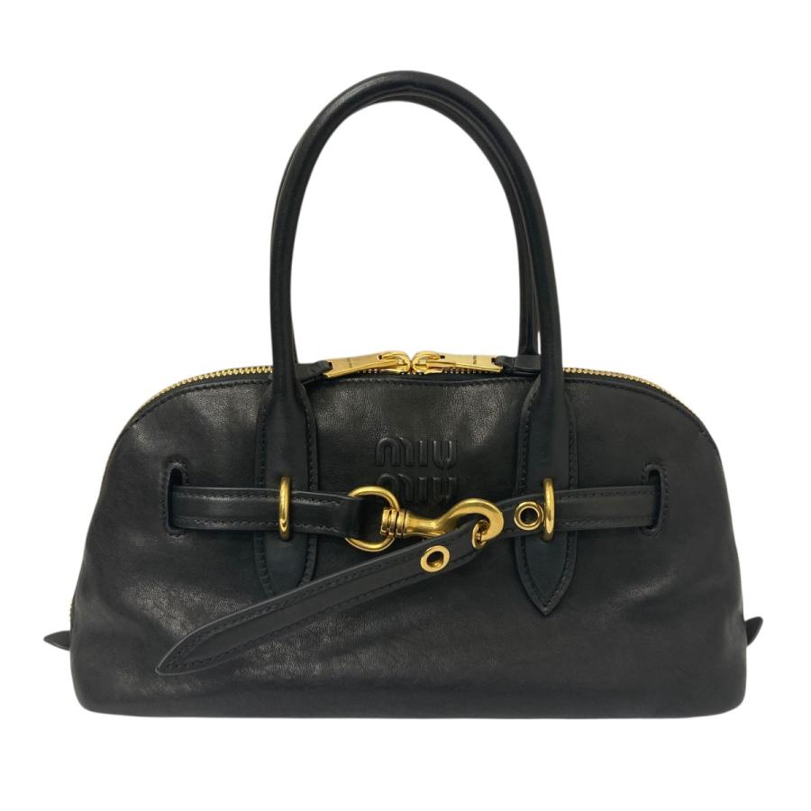 miu miu（ミュウミュウ） スモールアバンチュールナッパレザートップ