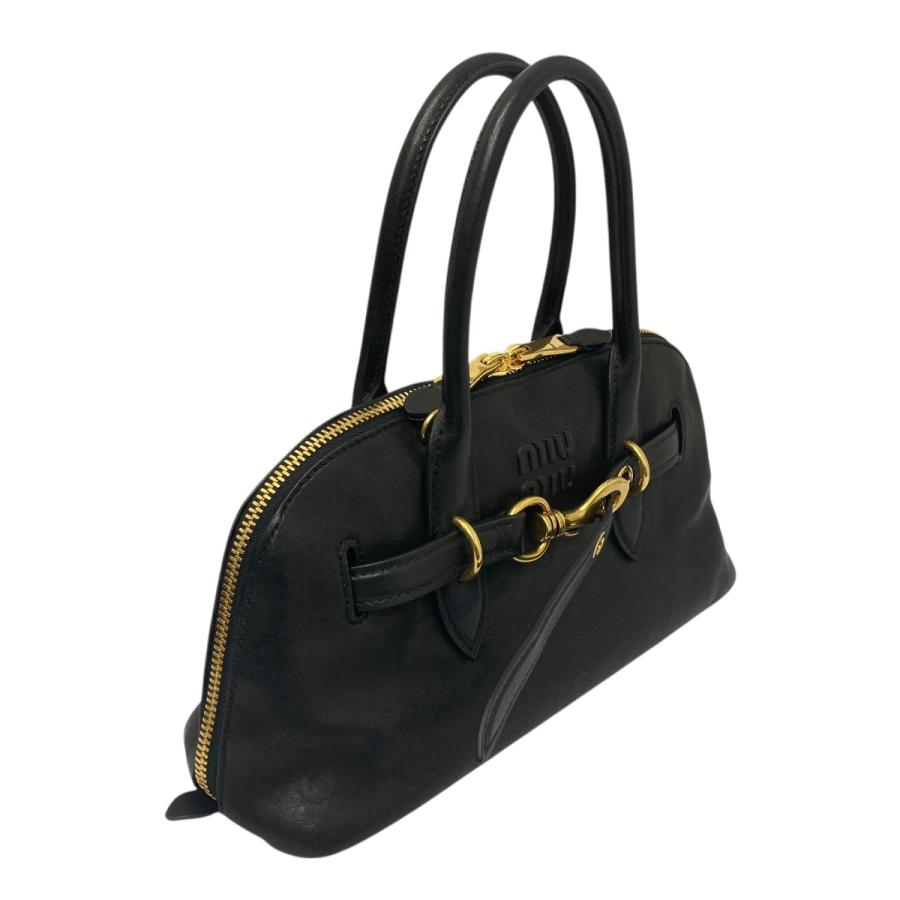 miu miu（ミュウミュウ） スモールアバンチュールナッパレザートップ