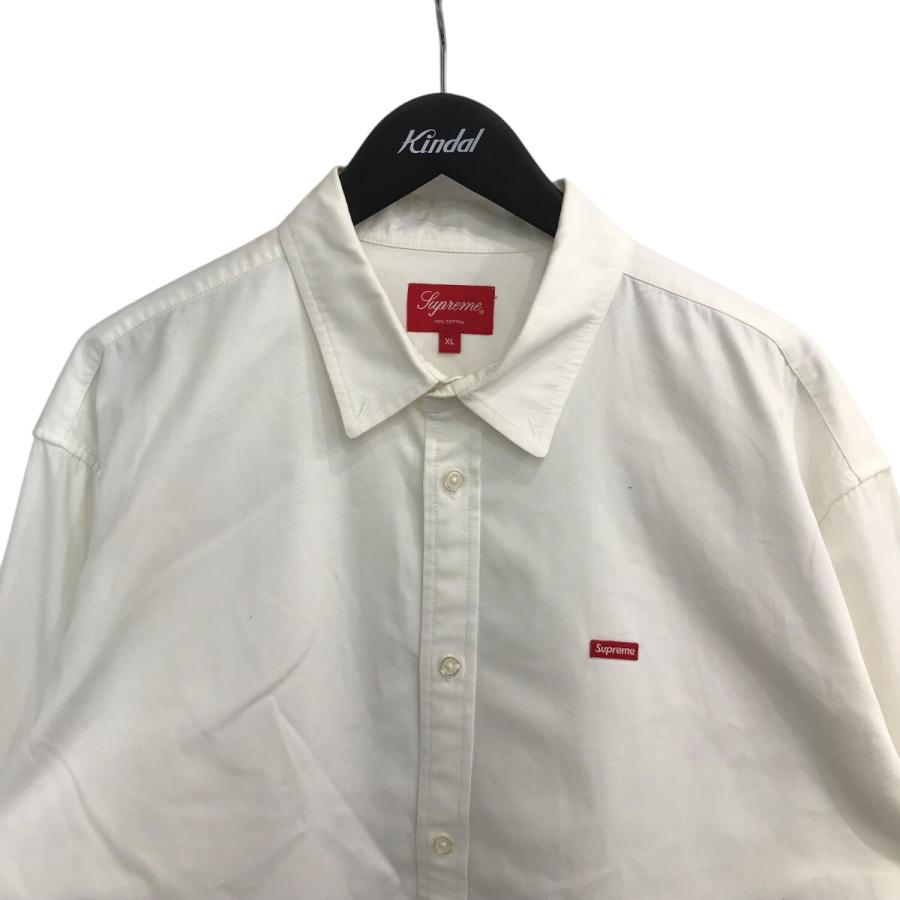 ほぼ未使用 Supreme Small Box Shirt ホワイト 23aw Supreme（シュプリーム） 「Small Box Shirt」 スモールボックスシャツ