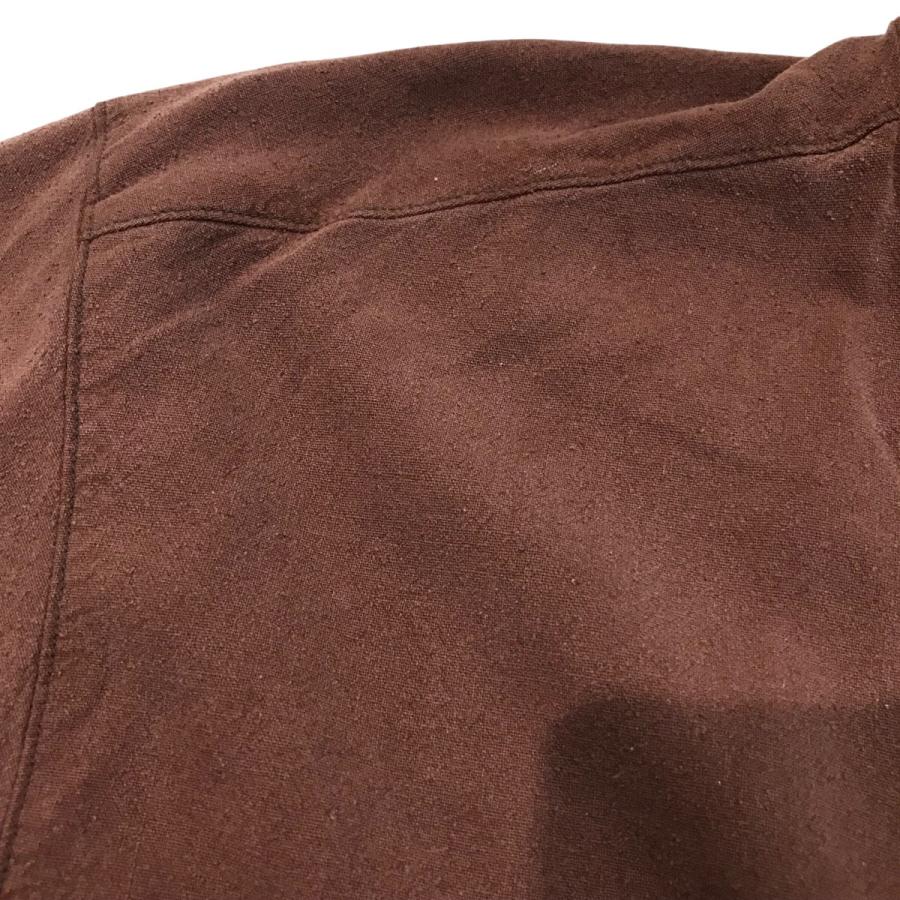 アンセルム ANCELLM 「SILK SUEDE COLLARLESS JACKET」 シルクスエード
