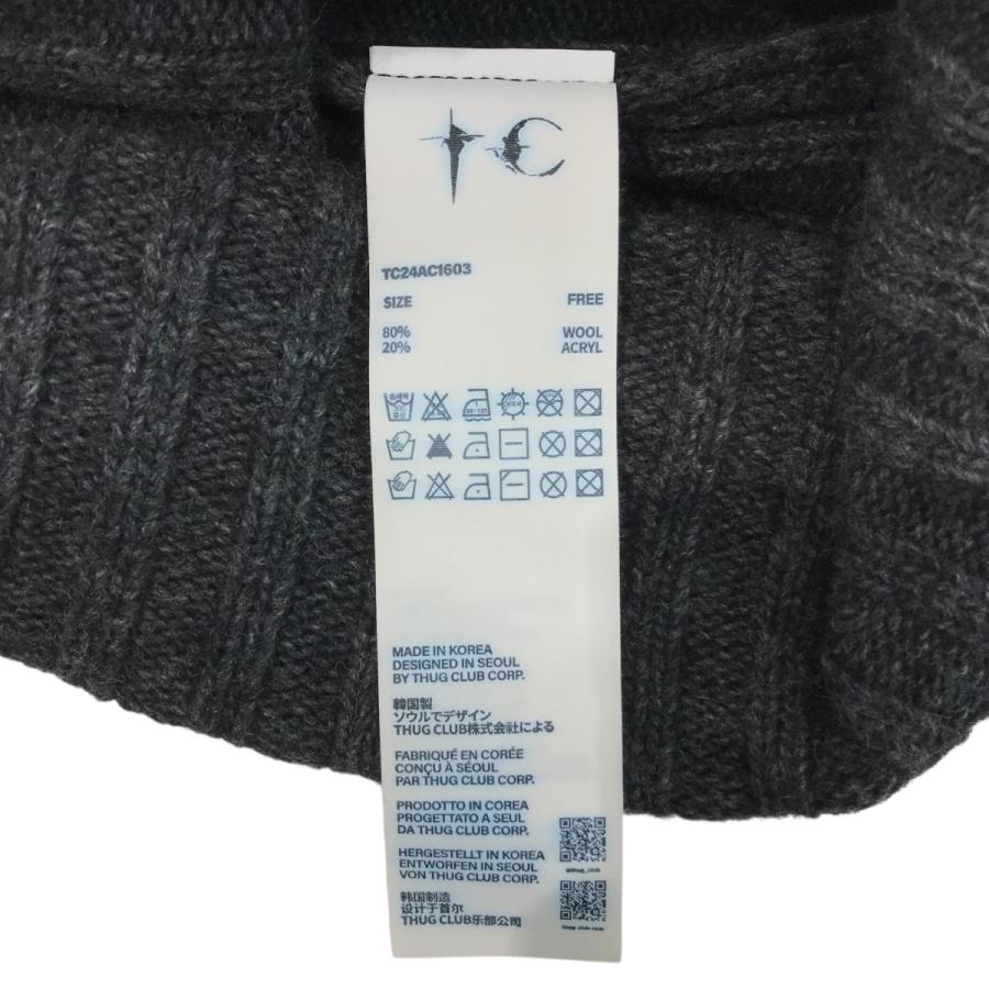 サグクラブ THUG CLUB 「TC EMBLEM BASIC BEANIE」 ニット帽