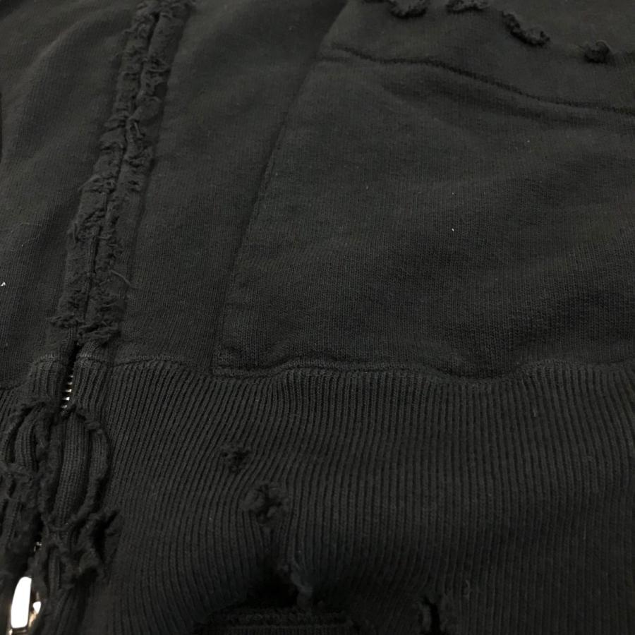 値下げ】ANCELLM 24AW 「CRASH ZIP HOODIE」 クラッシュジップアップ