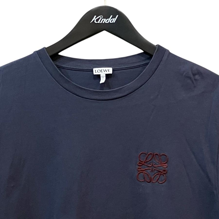 LOEWE（ロエベ） アナグラム刺繍Tシャツ H6299000CR ネイビー サイズ