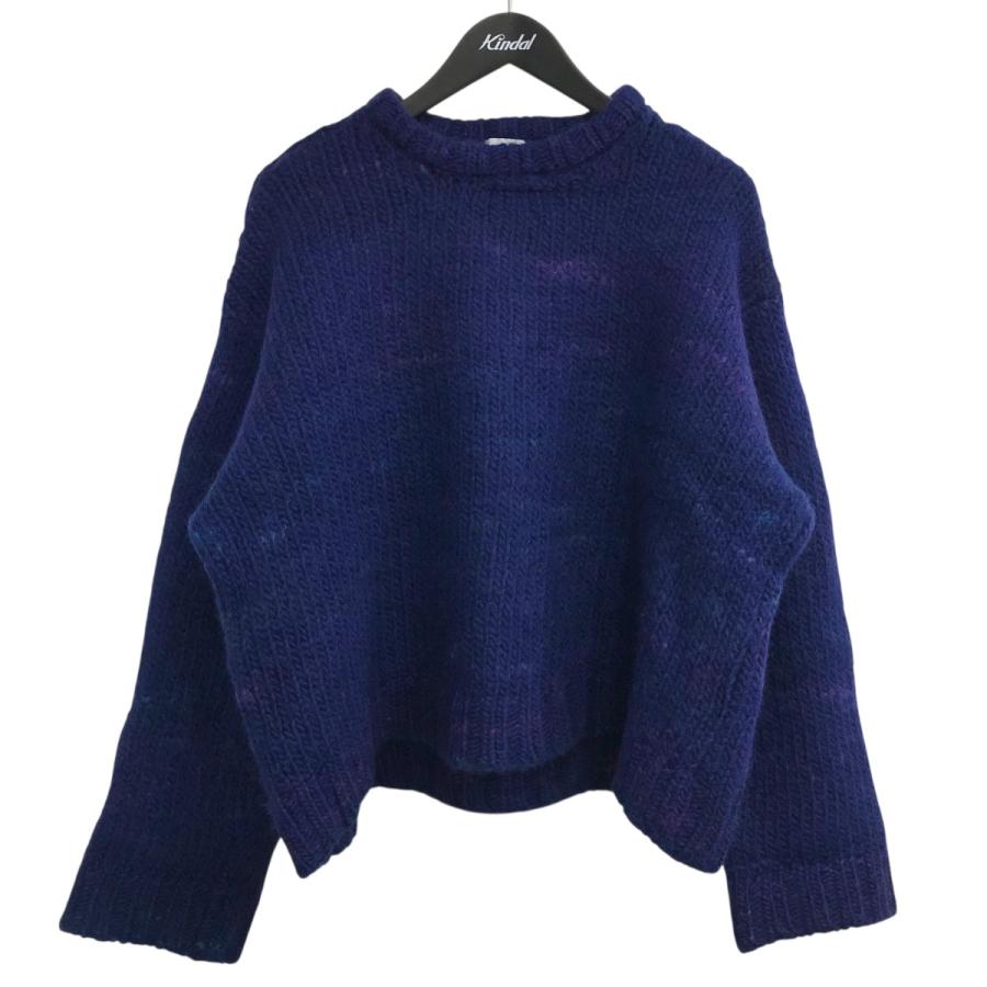 URU（ウル） 「CREW NECK KNIT」 クルーネックニット 23FUK04 ネイビー 