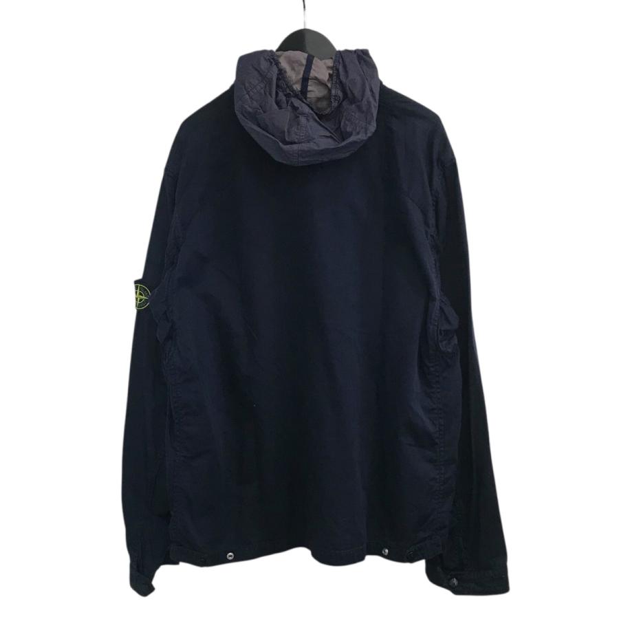 STONE  Raso Gommato M 紺　フード　ジャケット Stone Island 13AW Raso Gommato Two-Piece Jacket – Green Hand