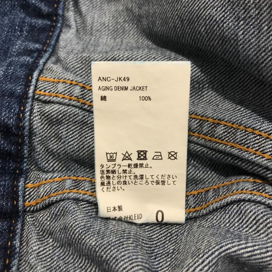 値下げ】ANCELLM 25SS 「AGING DENIM JACKET」 デニムジャケット ANC