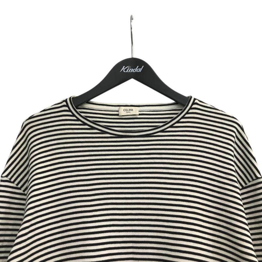 CELINE（セリーヌ） ハイゲージボーダーニット 2X276545F ブラック