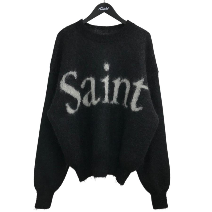 値下げ】SAINT MICHAEL 「CREW NECK KNIT SAINT」 モヘアニット SM A23