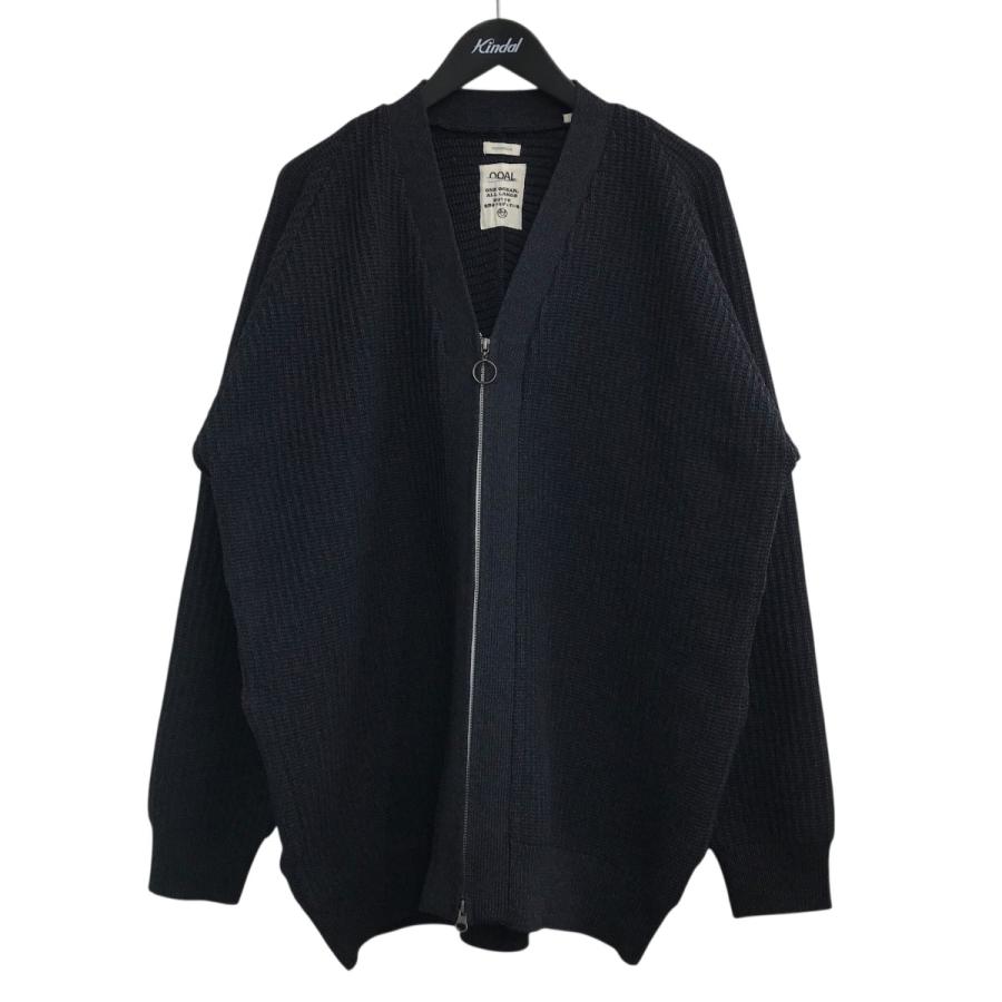 nanamica ナナミカ アルファドライ カーディガン ジャケット ブラックＬ nanamica ALPHADRY Cardigan Black 23FA-I（ナナミカ アルファドライ