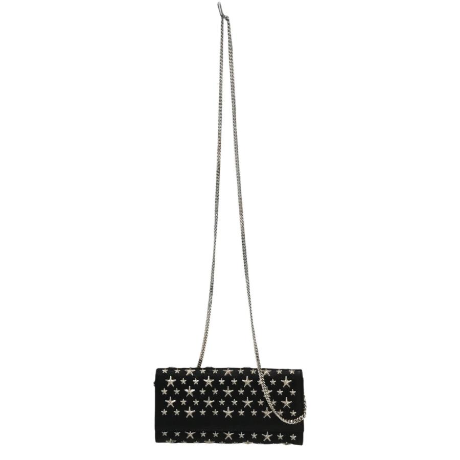 JIMMY CHOO（ジミーチュウ） チェーンショルダーウォレット ブラック