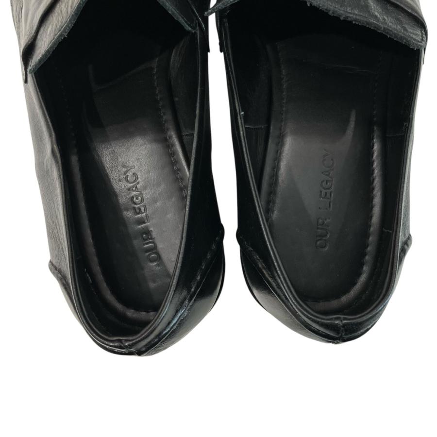 アワーレガシー OUR LEGACY 25SS 「CYPHER LOAFER」 ローファー A2257SSB ブラック サイズ：44の画像