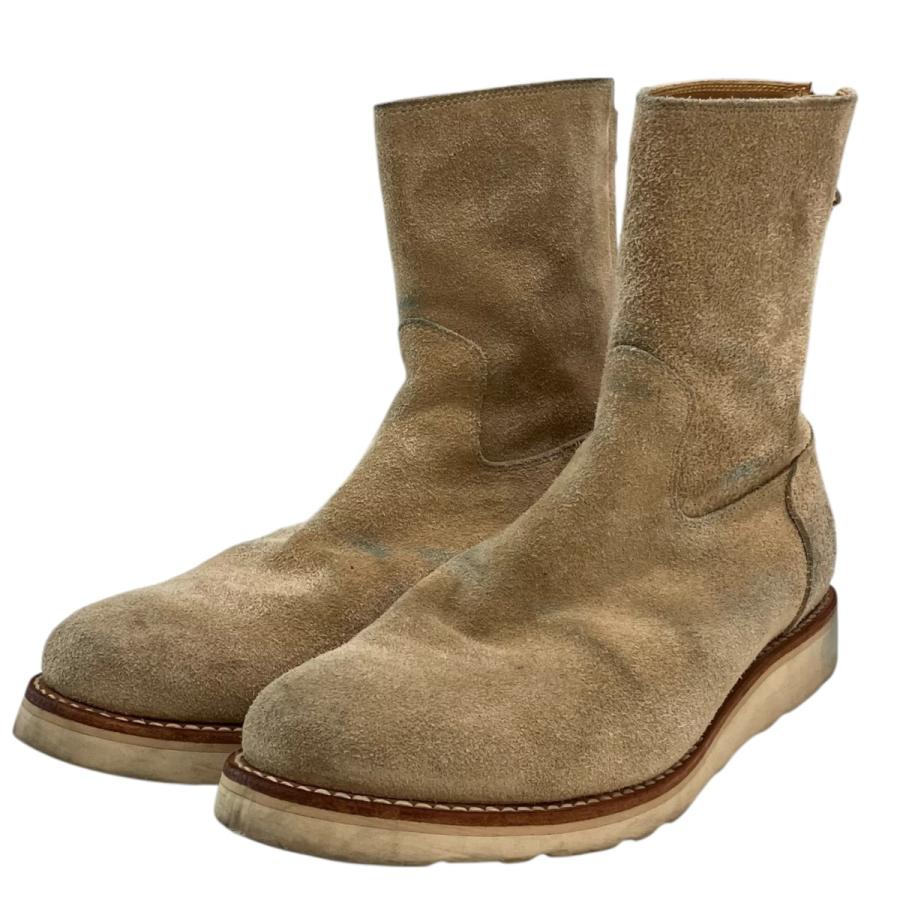 MINEDENIM（マインデニム） 「Suede Leather Back Zip Boots