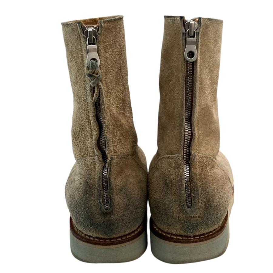 MINEDENIM（マインデニム） 「Suede Leather Back Zip Boots