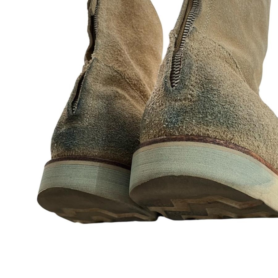 MINEDENIM（マインデニム） 「Suede Leather Back Zip Boots