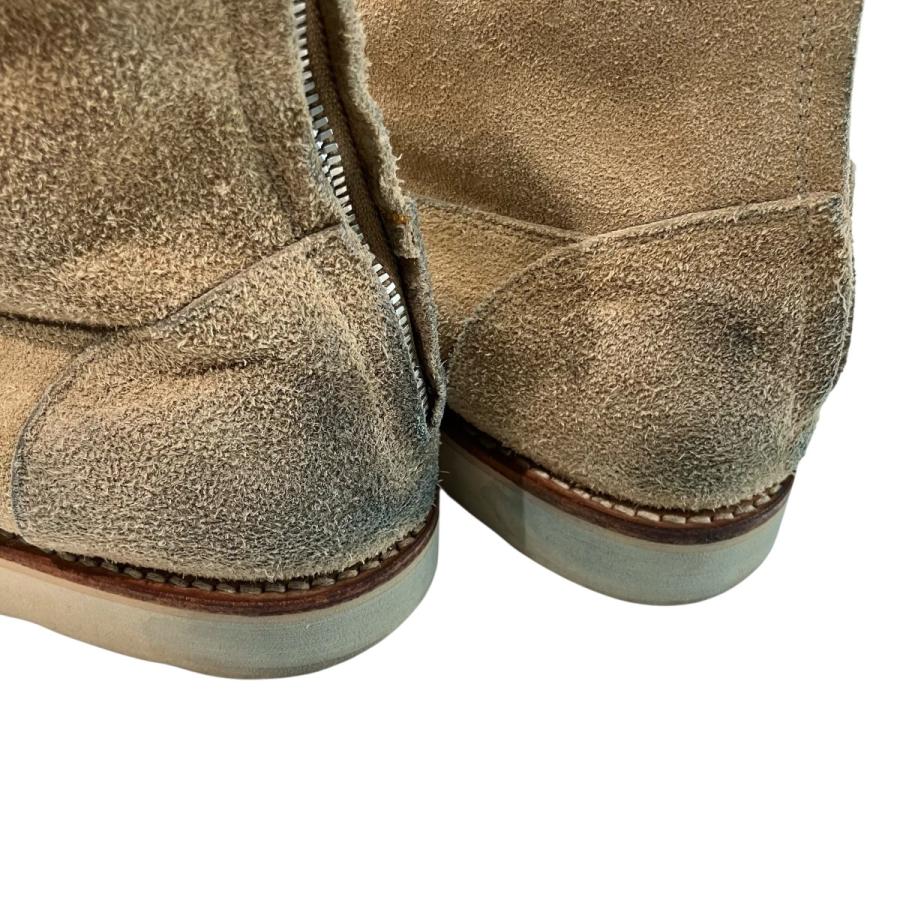 MINEDENIM（マインデニム） 「Suede Leather Back Zip Boots