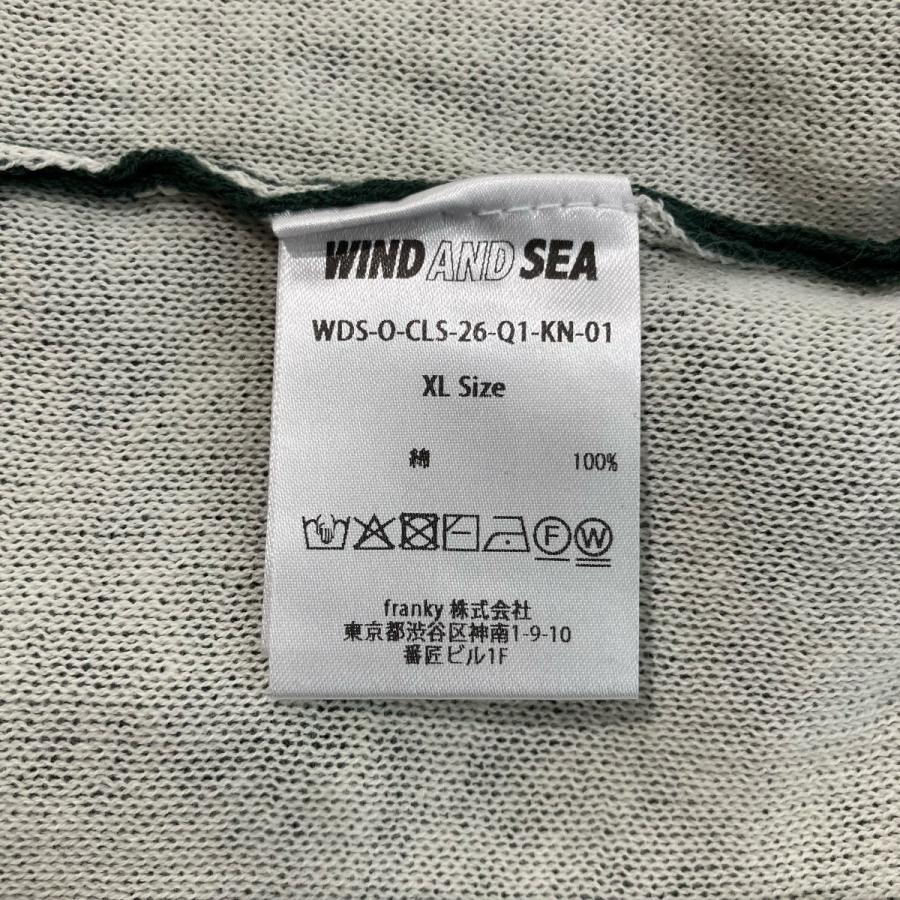 WIND AND SEA（ウィンダンシー） 「DOUBLE FACE KNIT」 ダブルフェイス