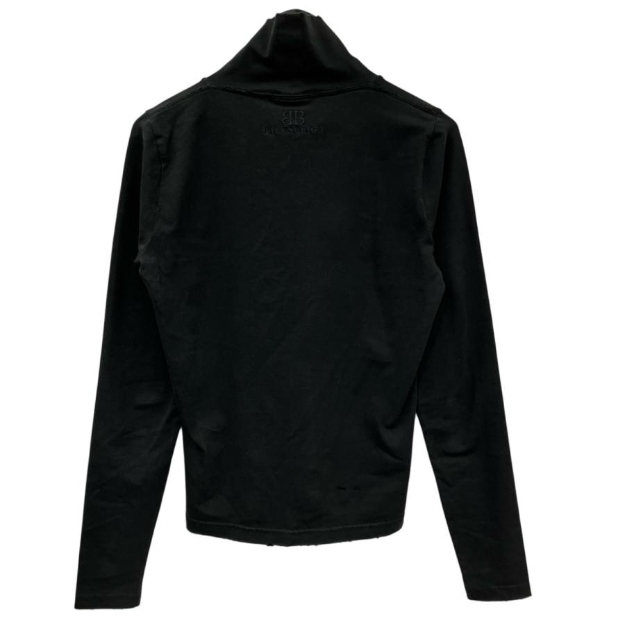 BALENCIAGA（バレンシアガ） ダメージ加工ハイネック長袖Tシャツ
