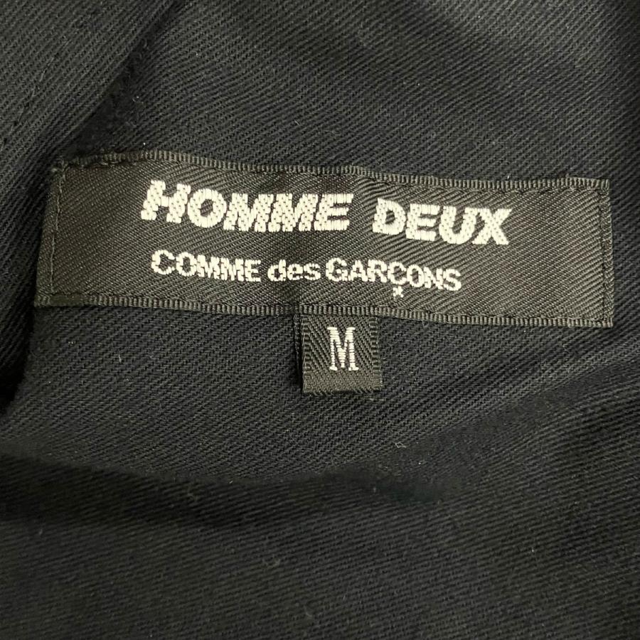 COMME des GARCONS HOMME DEUX スラックス XS 黒 COMME des GARCONS HOMME DEUX（コムデギャルソンオムドゥ）スラックス