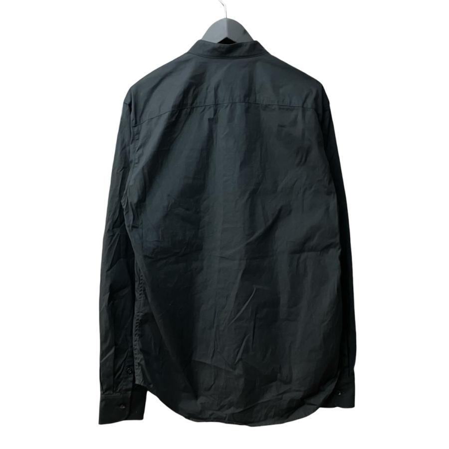 【値下げ】AMIRI ワンポイントロゴ長袖シャツ SRPF23MSL 018SMRBC00 ブラック サイズ：48 (渋谷店)_1