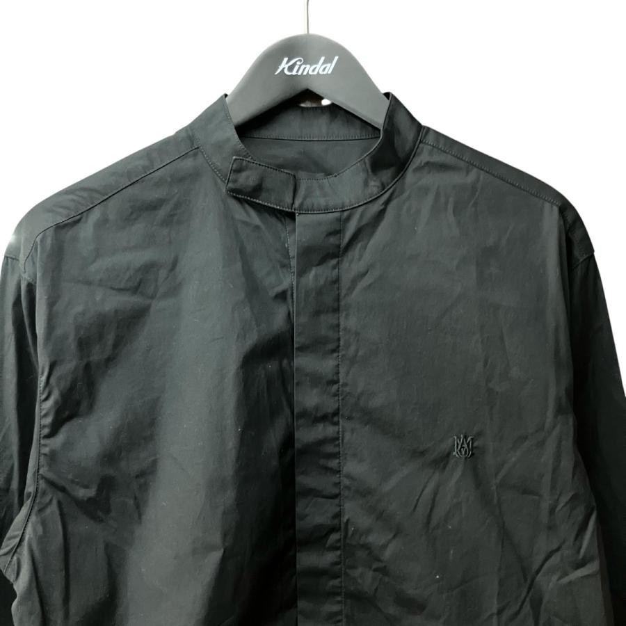 【値下げ】AMIRI ワンポイントロゴ長袖シャツ SRPF23MSL 018SMRBC00 ブラック サイズ：48 (渋谷店)_2