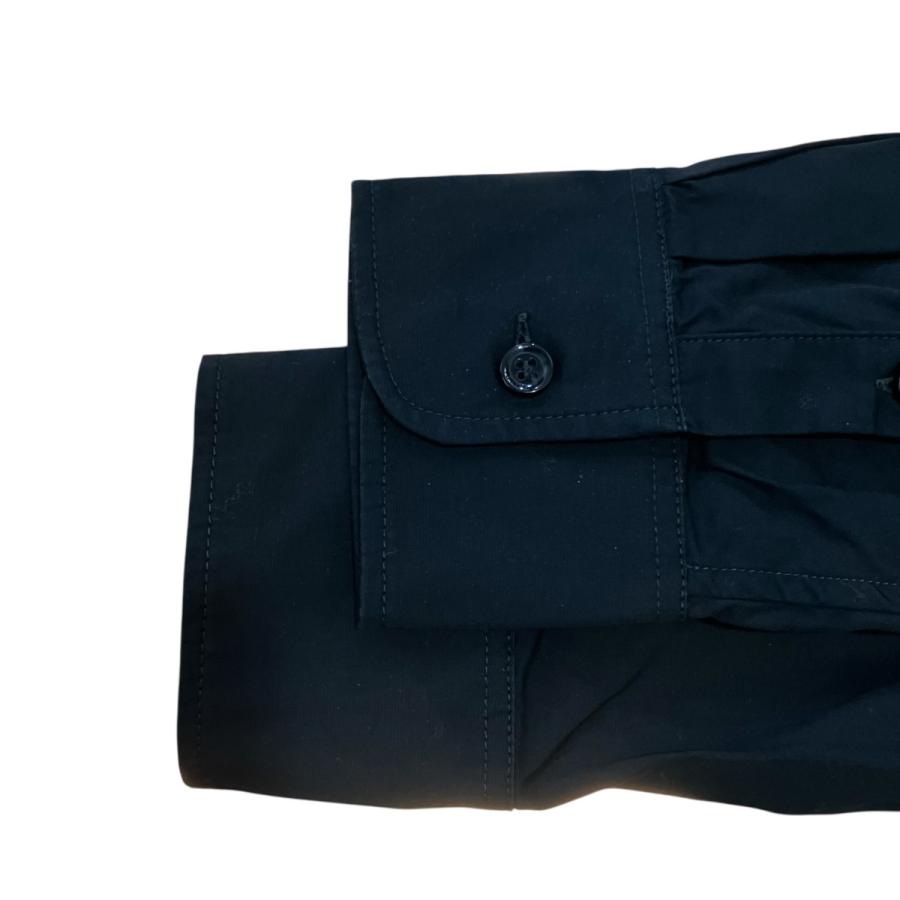【値下げ】AMIRI ワンポイントロゴ長袖シャツ SRPF23MSL 018SMRBC00 ブラック サイズ：48 (渋谷店)_3