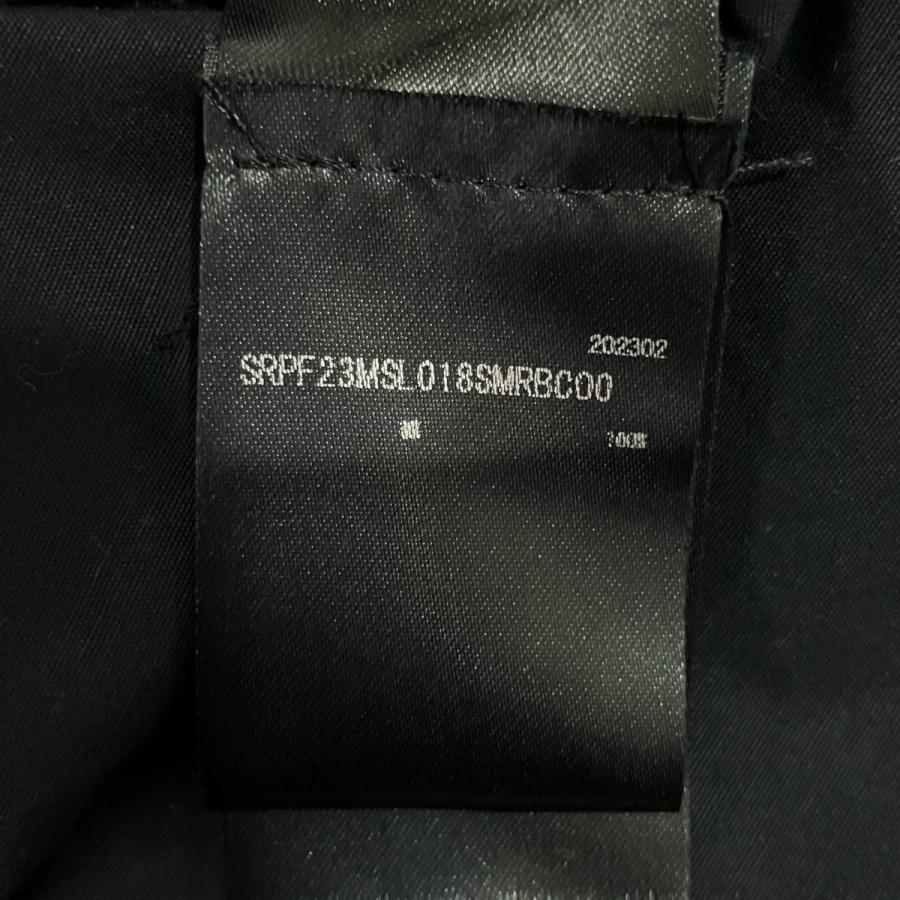 【値下げ】AMIRI ワンポイントロゴ長袖シャツ SRPF23MSL 018SMRBC00 ブラック サイズ：48 (渋谷店)_6
