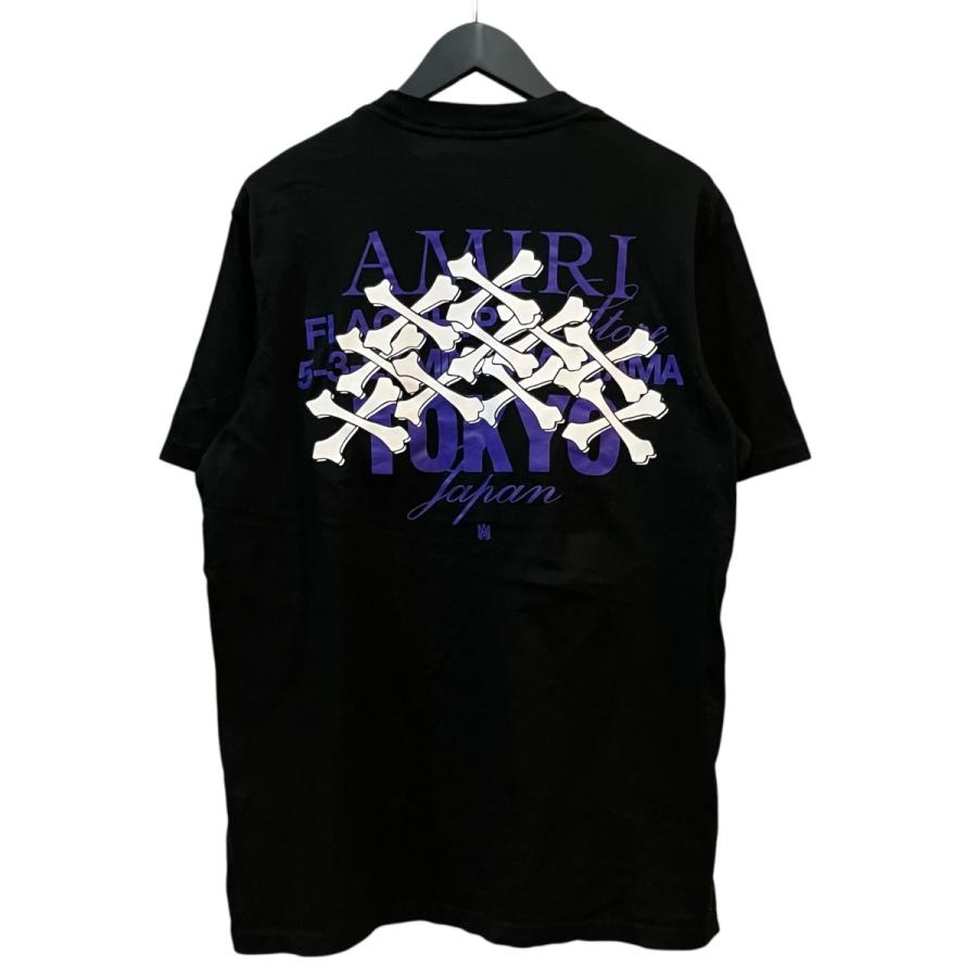 AMIRI tシャツ ブラック Sサイズ AMIRI（アミリ） プリントTシャツ ブラック×パープル サイズ：S