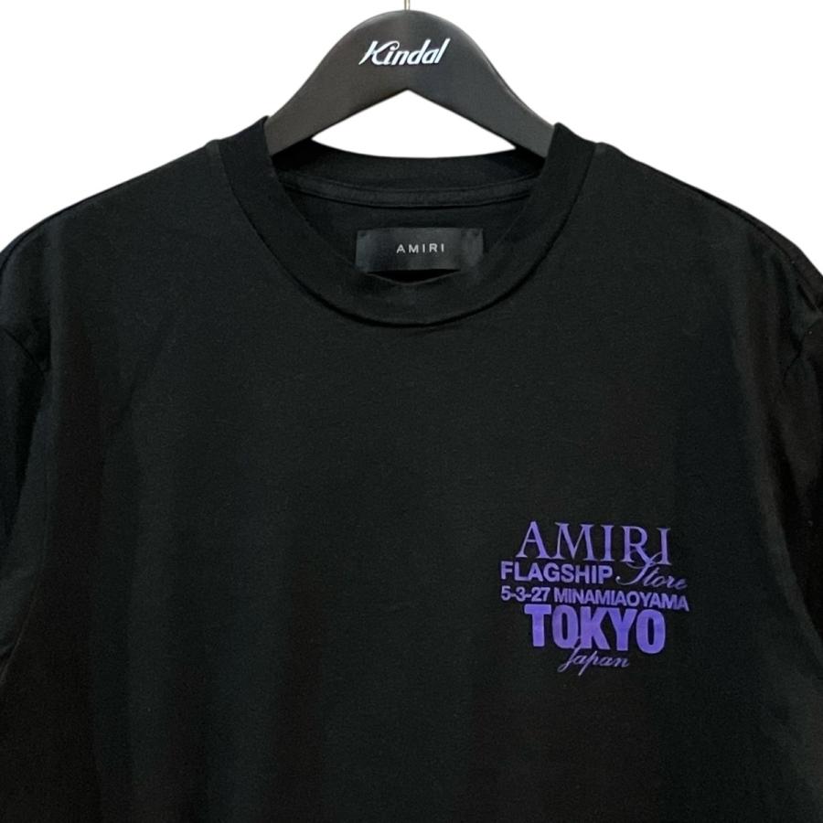 AMIRI（アミリ） 【値下げ】AMIRI プリントTシャツ ブラック×パープル