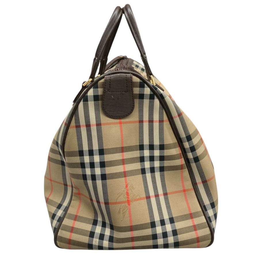 BURBERRY（バーバリー） ノバチェックボストンバッグ ブラウン