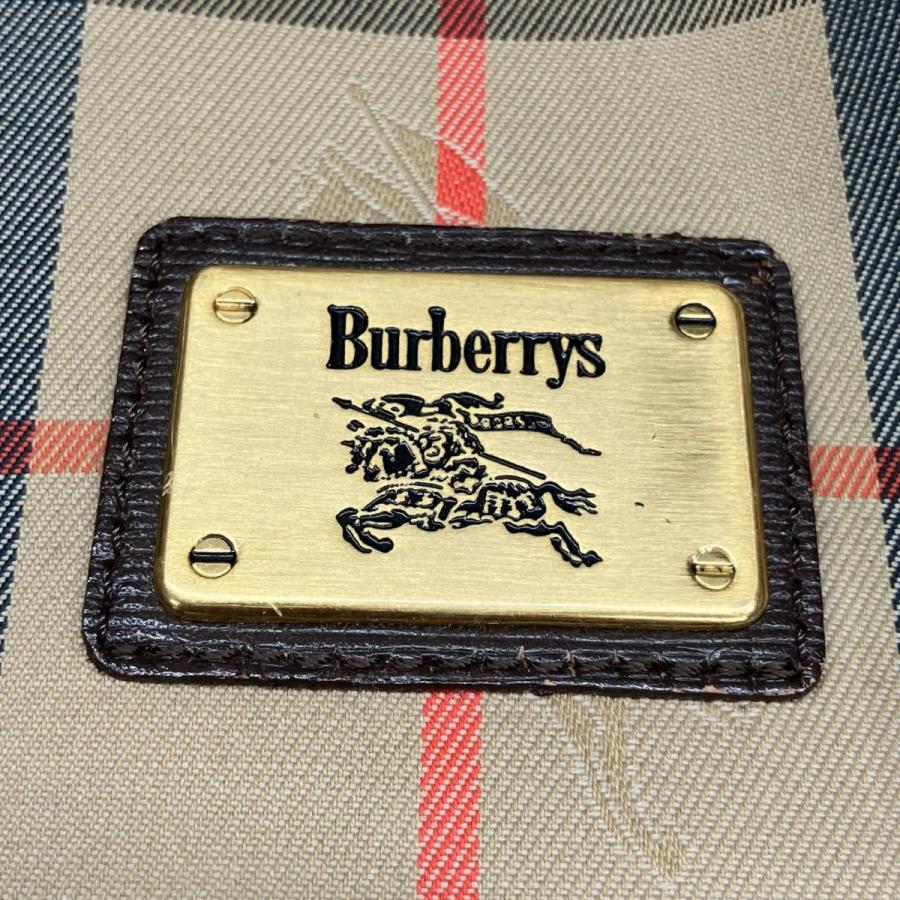 BURBERRY（バーバリー） ノバチェックボストンバッグ ブラウン