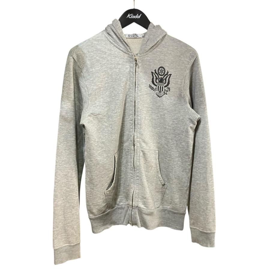 Hysteric ヒステリックグラマー グレー フルジップパーカー Sサイズ HYSTERIC GLAMOUR（ヒステリックグラマー） ジップパーカー 4CF1362