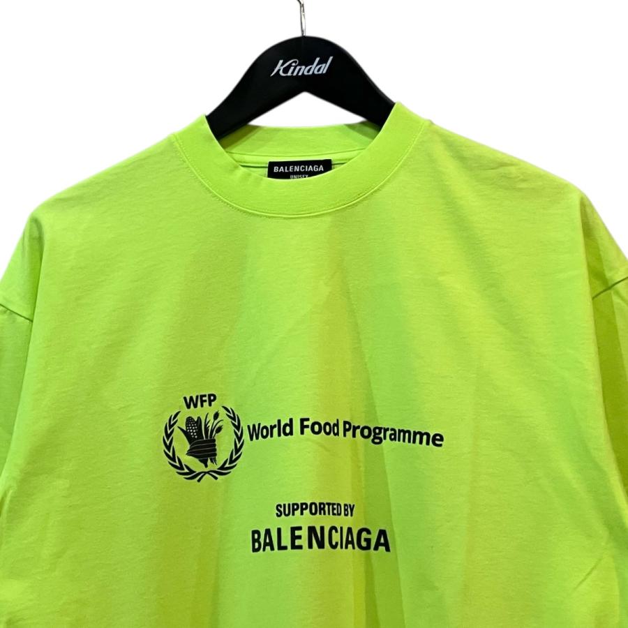 【新品】BALENCIAGA WFP Tシャツ ライトイエロー BALENCIAGA（バレンシアガ） 【値下げ】BALENCIAGA WFPプリントTシャツ