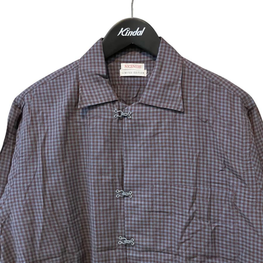 NICENESS 【値下げ】NICENESS 「SWISH Hook Shirt」 ホックチェック