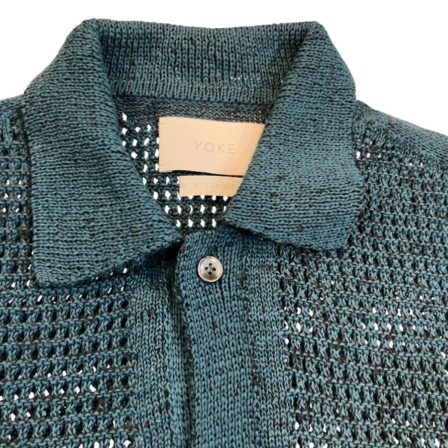 YOAK（ヨーク） 【値下げ】YOKE 24SS 「MESH KNITTED BUTTONED 