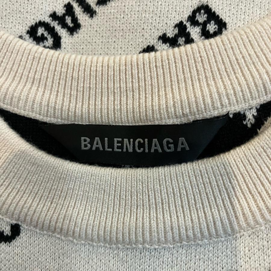 BALENCIAGA（バレンシアガ） オールオーバーロゴニット 702952